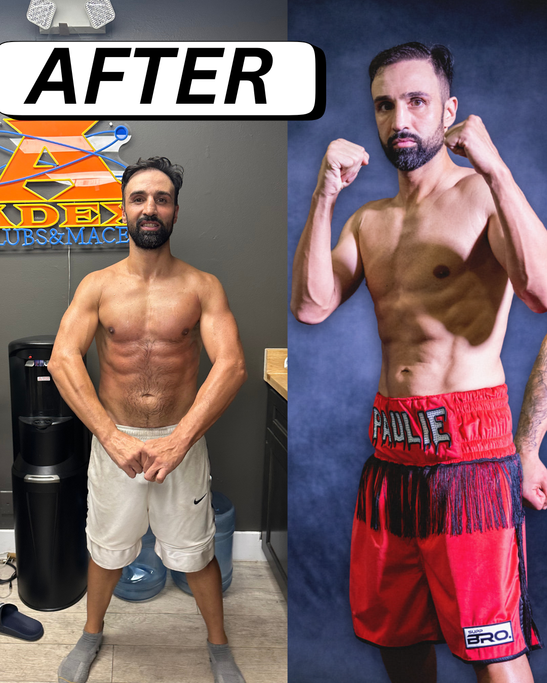44 Year Old Champion Boxer Returns to Ring – Adex Clubs & Maces