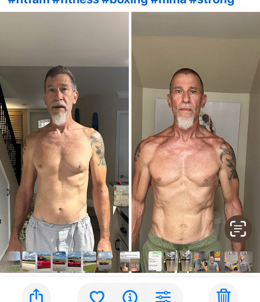 Results after 4 months of club training