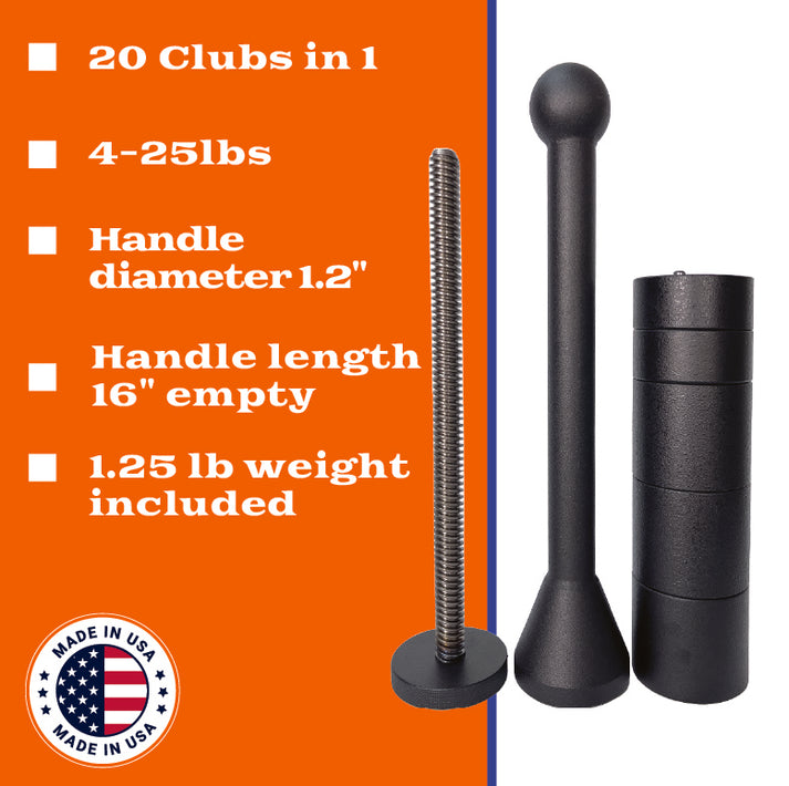 Club Fat Handle Kit / Handle – Adex Clubs & Maces