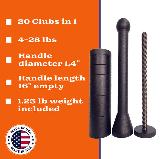 Wildman Club Kit/Handle + Wildman 2 Hand Steel Club Program